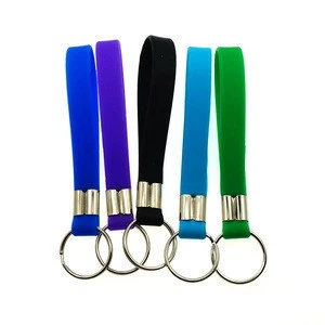 Sedex Factory promotional custom cheap  rubber silicone keychain keying