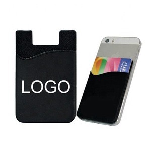 Self Adhesive Silicone Rubber Cell Phone Credit Card Holder
