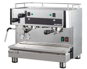 Semi autometic commercial coffee powder machine for professional barista two parts colorful
