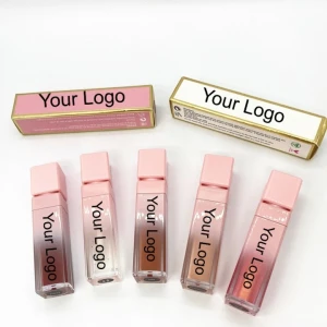 Sexy Cosmetic Custom Matte Liquid Lipstick Moist Lip Gloss 7 Colors With Private Label