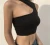 Import Sexy Crop Top Women Tops Fashion Bustier Bra Vest Blouse New One Shoulder Camisole from China
