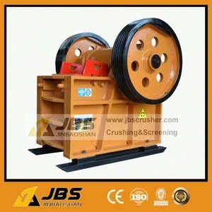 Shandong JBS gravel equipment european type jaw crusher price for mining use