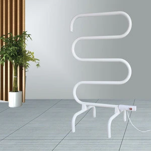 SHARNDY Freestanding Electric Towel Warmer Heated Towel Rail Clothes Drying Rack
