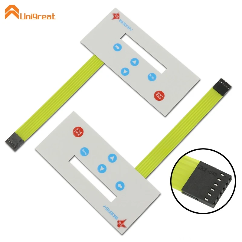 Shenzhen Factory Custom Design OEM Membrane Switch Panel Sticker Rubber Keycaps