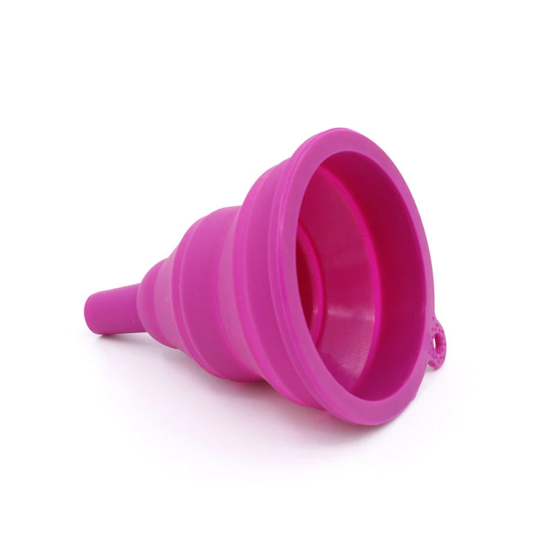 Silicone Folding Funnelscollapsible Funnel Set 2 Color Available