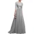 Import Simple Style Half Sleeves Bridesmaid Dresses Hot Sale Autumn and Winter Chiffon Evening Dresses Women from China