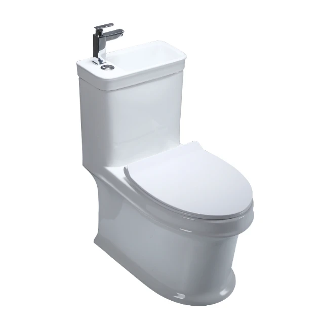 Singapore water closet with basin combined #8699