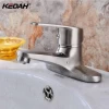 Single Handle 4 Inch Centerset Bathroom Sink Faucet Lead-free Basin Mixer Tap 304 Lavatory Faucet Brushed Nickel Vanity Faucet