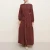 Import Slanna islamic clothing  Hight waist A line Bowtied puff belted hem maxi ruffle peplum kaftan muslim abaya dress from China