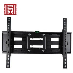 Slim retractable folding extended flip out flat panel tv wall mount