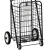 Import Small foldable plastic handle market shopping trolley cart from China