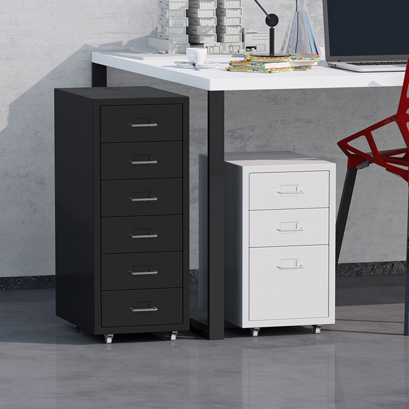 Buy Small Home Office Multi Drawers Unit Steel File Organizer Storage 6 ...