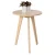 Import Small & smart  sofa side table modern wood coffee round table from China