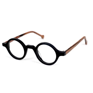 Small Vintage Round Hand Made Eyeglass Frames Full Rim Acetate Retro Glasses Eyewear Rx able