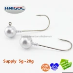 Soft bait weighted hooks with kinds jig head