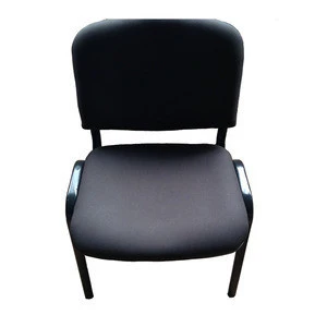 Soft Cushion Home Furniture Fabric Dining Chair with Metal Tube Legs