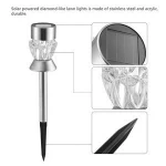 Solar Lawn Lamp diamond Led Garden Lights Outdoor Landscape Lighting led solar lights colorful for Patio Yard Deck