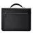 Import Solid black leather business bag briefcase for man from China