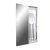 Space saving ironing board with mirror  door