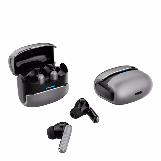 K505 Metal Tws Bluetooth Earphones for Comfortable Binaural Stereo Sound