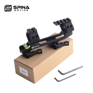 SPINA New 30mm/25.4mm Scope Ring QD Mount Base with Spirit Bubble Level Picatinny Rail Accessory for Hunting