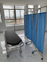 Stainless steel Ambulance Emergency Stretcher cart patient  Transport Trolley for hospital