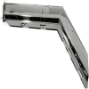 Stainless steel Chrome Straight Splash Guard Mud Flap Hanger with Conspicuity Tape