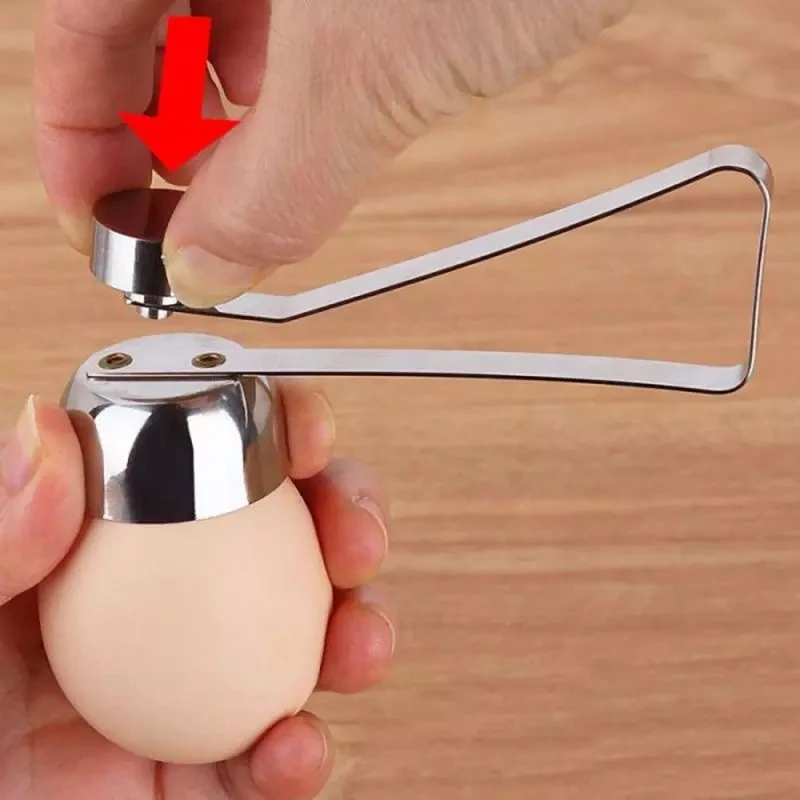 Stainless steel egg scissor shell knife percussion egg cookie separator egg opener kitchen tools