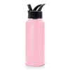 Stainless Steel Water Bottle w/Straw & Wide Mouth Lids 40oz 32oz 24oz 18oz Keeps Liquids Hot Or Cold With Handle 64oz 128oz 50oz