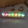 Starry sky atmosphere light Wooden base small night light Valentines Day gift confession layout crystal ball decoration