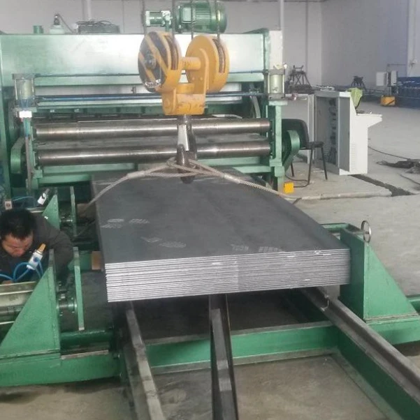 steel coil plate cut to length line machine