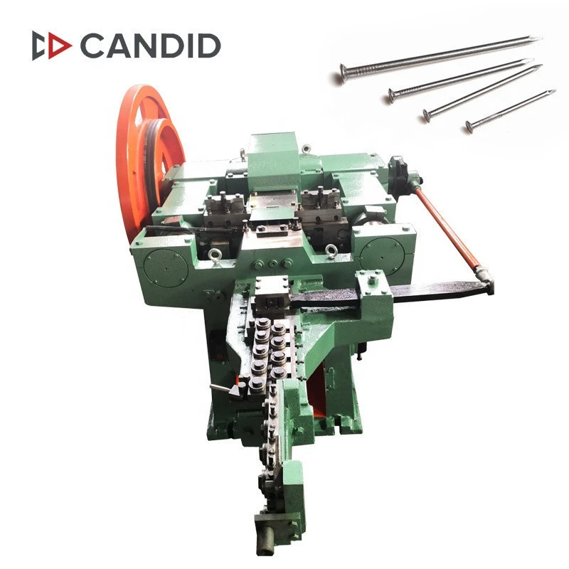 Steel Wire Artificial Roofing Nail Cap Making Machine For Construction