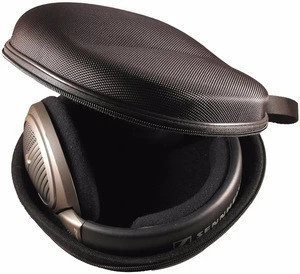 Sturdy Hard Shell EVA Headphone Carrying Case bags Black Ballistic Nylon Headset Storage for Travel