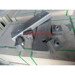 Sugar industry Machinery Parts 63RC high chrome cast iron wear materials Cane Cutting Grid Bars