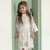 Import Summer Autumn New Designs Cotton White Lace Children kids clothing girl dresses from China