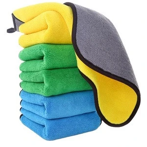 Super Absorbent Car Cleaning Towel Dual-Pile Plush Microfiber Auto Detailing Towels