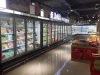 supermarket upright glass door multideck freezer refrigerator/cooling showcase for beverage