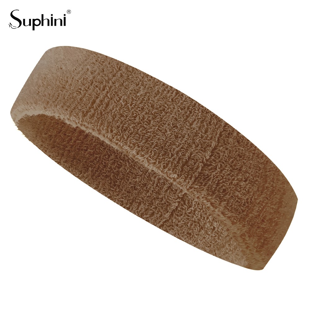 Suphini Customized Logo Comfortable Sweat Hair Bands Running Fitness Basketball Sports Towel Hair Band