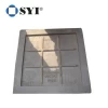 Supply Custom Sizes Round High Strength En124 Ductile Iron Recessed Manhole Sewer Cover With Frame