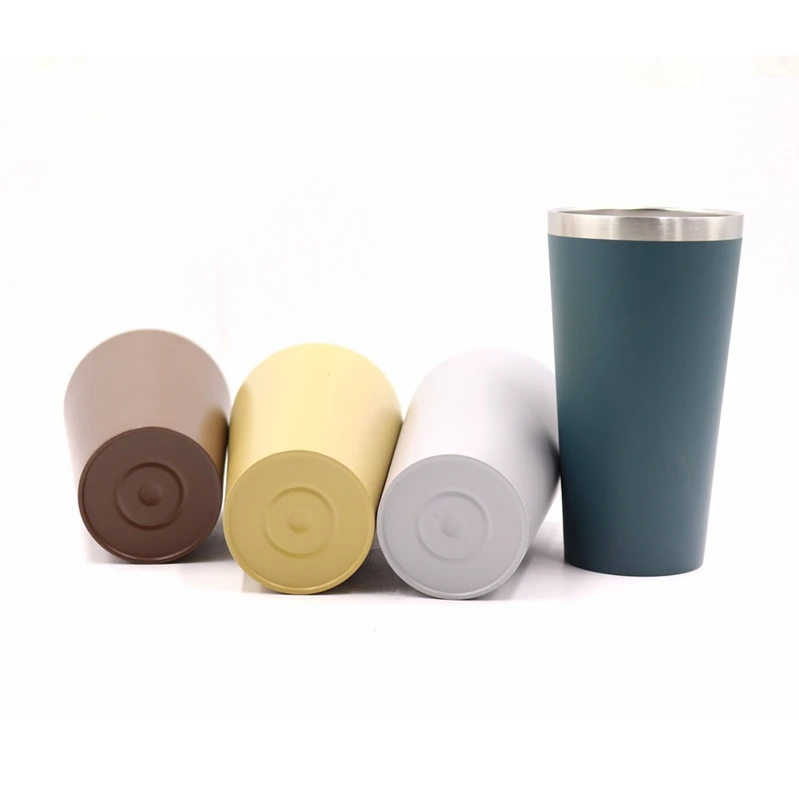 Support Customized Size 16Oz 18/8 Vacuum Insulated Thermal Pint Cup Stainless Steel