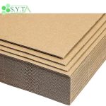 SYT High Strength Corrugated E F Flute Sheets Corrugated Cardboard