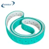 T10 rubber coating PU timing belt with rounded groove holes timing belt supplier