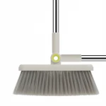 Telescopic Long Handle Folding Long Handle Broom And Dustpan Set Standing  Dustpan And Broom Set