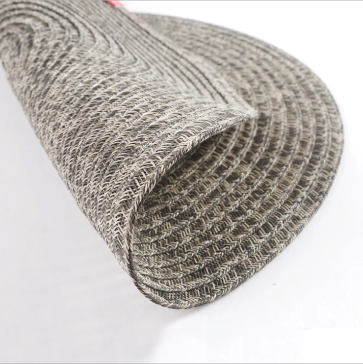 The latest high quality Handmade hemp weave table mat Insulation pad