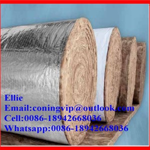 Thermal insulation fiber glass mineral wool rolls loft insulation for sleeve air duct insulation