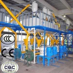 Tire Shredder Machine / Tire Crushing Project /Rubber Powder Price