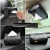 Import Tissue Box PU Leather Car Tissue Box Napkin Holder Sun Visor Hanging Storage Box For Car Back Seat Hanging Paper Holder from China