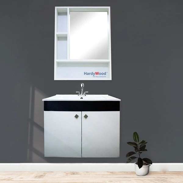 Toilet PVC Cabinet Furniture Mirror Waterproof Accessories Classic Modern Style
