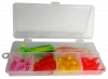Tools Tackle-Box Storage-Case transparent Plastic Case Box with 5 Compartment Fishing Tackle Lure Box
