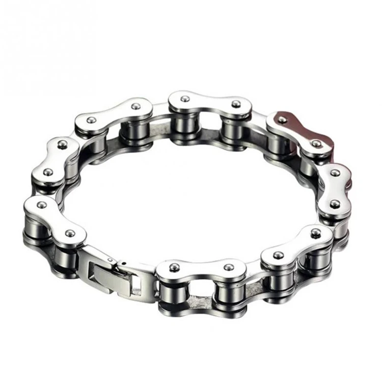 Top Quality Mens Motor Chain Motorcycle Chain Bracelet Stainless Steel Jewelry